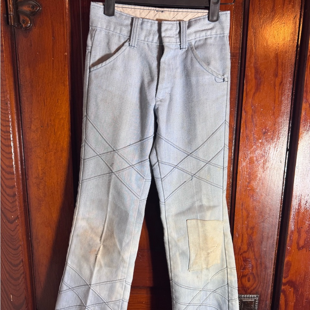 Vintage 60s 70s Kids Sears Toughskin bell bottom jeans